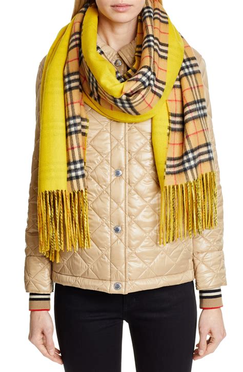 burberry scarf yellow|burberry scarf clearance.